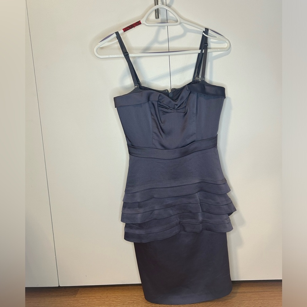 BCBG MAXAZRIA purple cocktail dress size 2